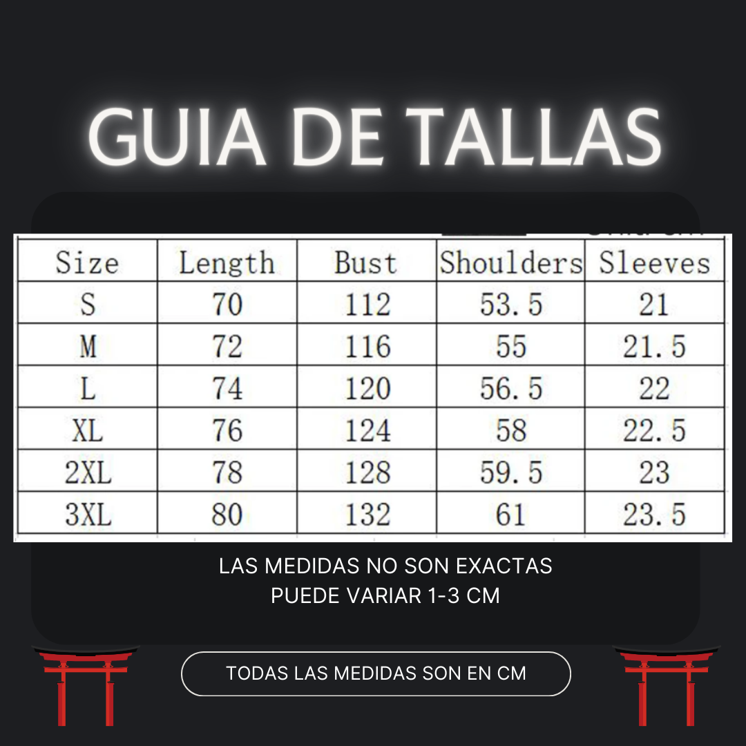 Oversize Toji Sin Mangas