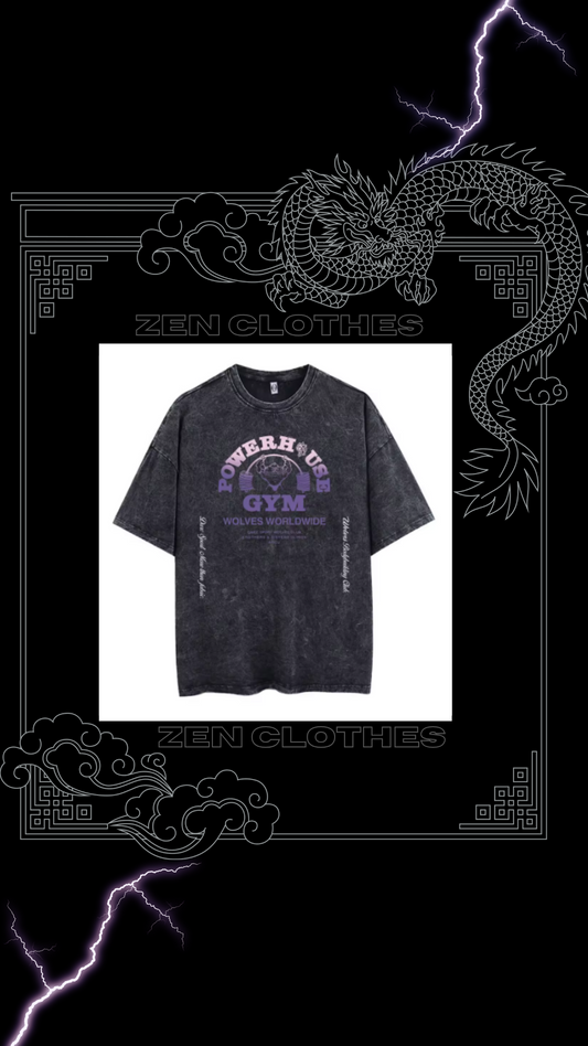 Polera Oversize "Power House Gym"