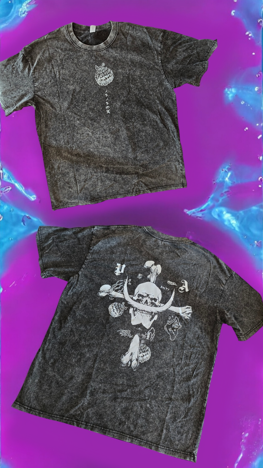 Polera Oversize One Piece "Skull"