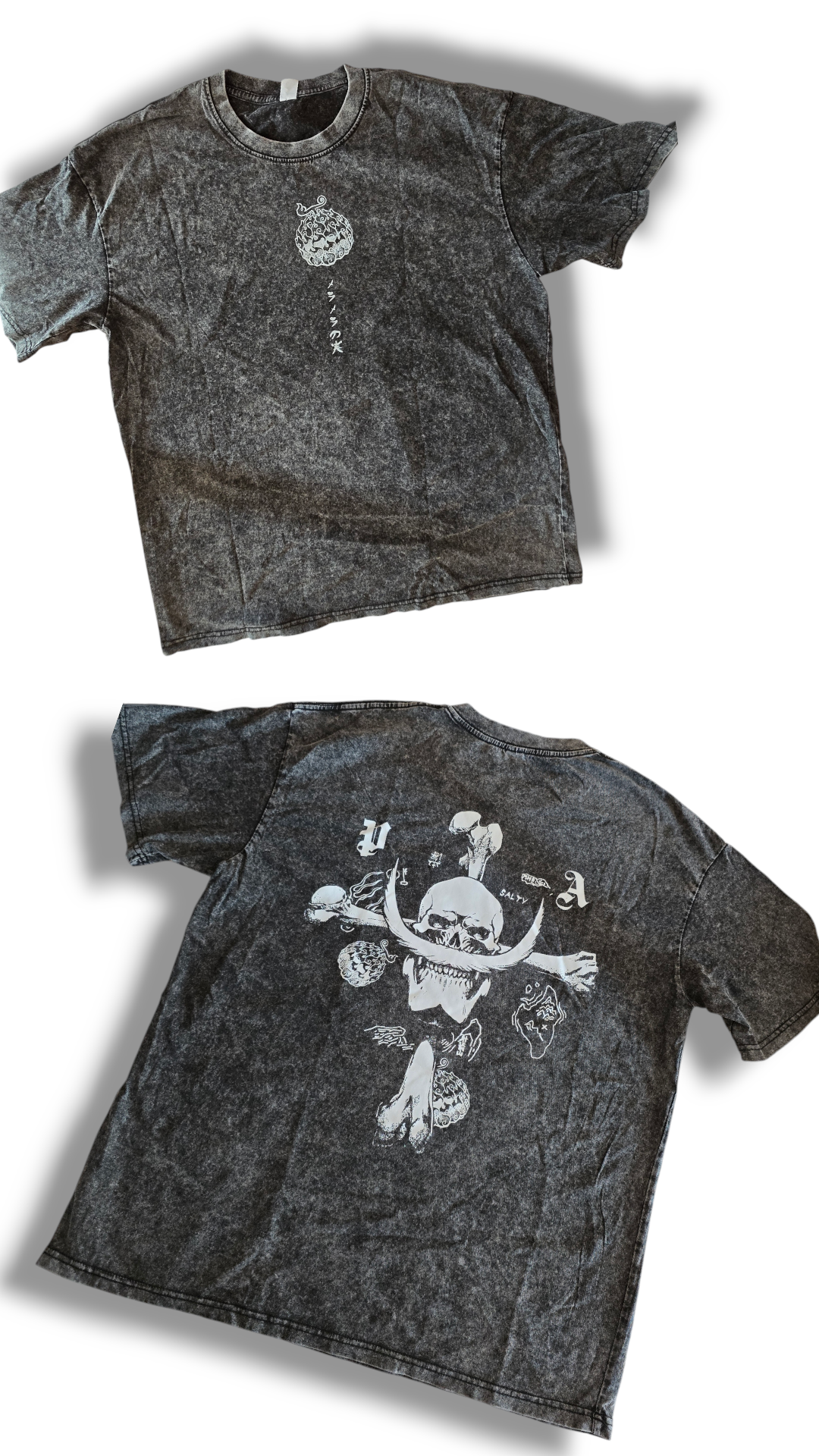 Polera Oversize One Piece "Skull"