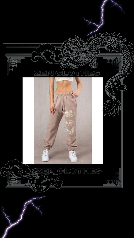 Jogger Youngla Mujer "Dreamer's Club" (Rosado)