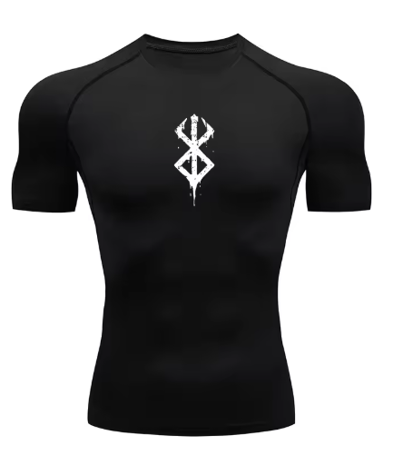 Polera compresión Berzerk(Logo Blanco)